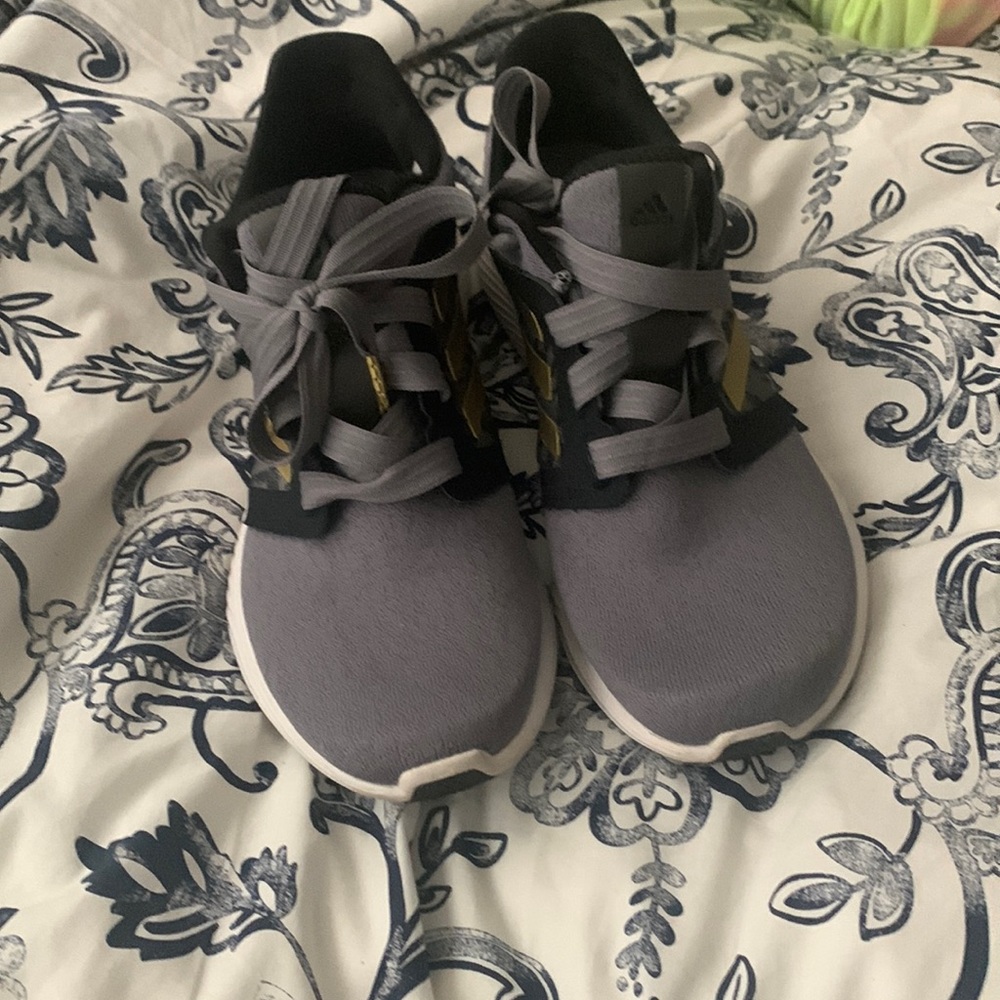 Practically new Adidas running sneakers.